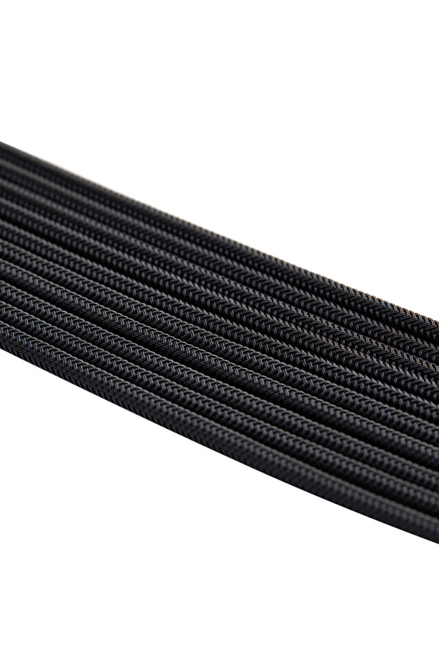 طقم كابل تمديد PSU من FormulaMod باللون الأبيض بالكامل، كابل بلون واحد، مقاس 300 مم ATX24Pin