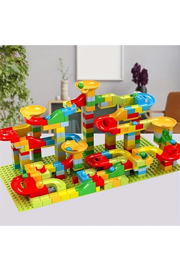 336 pcs Assembling Building Blocks Variety Slide Assembling Track Assembling Building Blocks Particl - 1