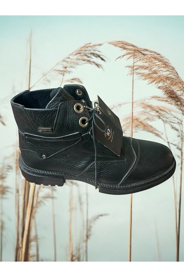 5703 hakkı deri kısa bot - 1