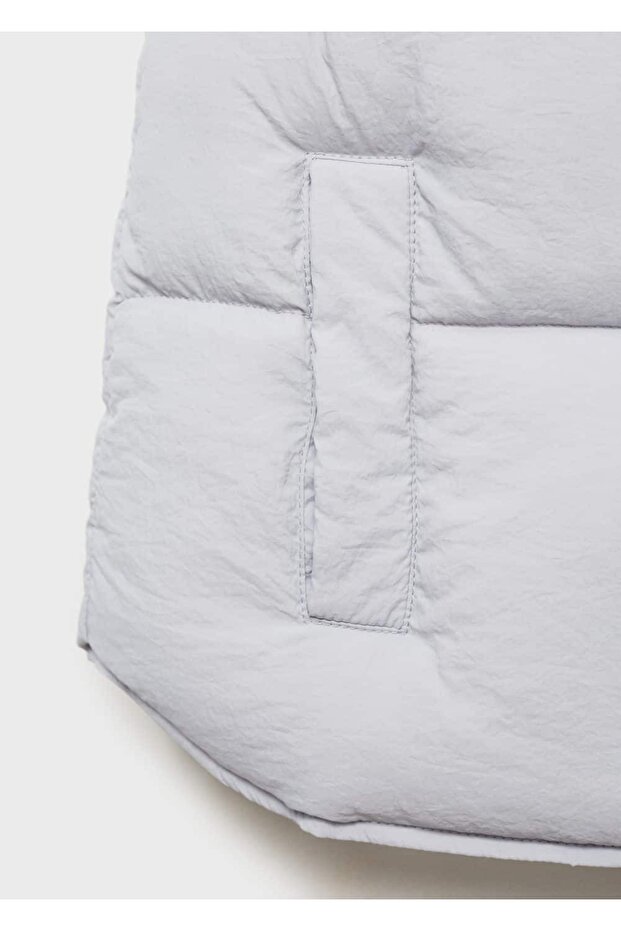 Düğmeli Kapitone Yelek - 5