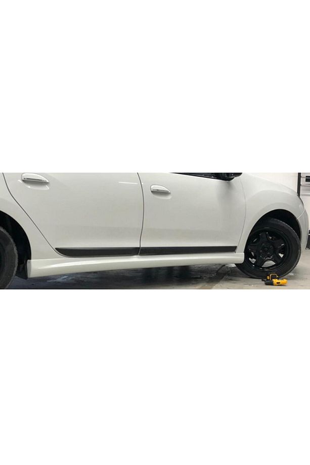 Renault Clio Mk3 R Uyumlu Yan Marşpiyel Seti Mat Siyah Plastik 2 Adet 2006-2012 - 2