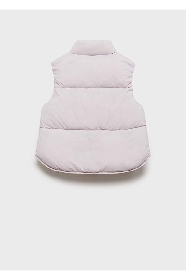 Düğmeli Kapitone Yelek - 4