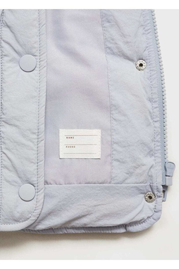 Düğmeli Kapitone Yelek - 7