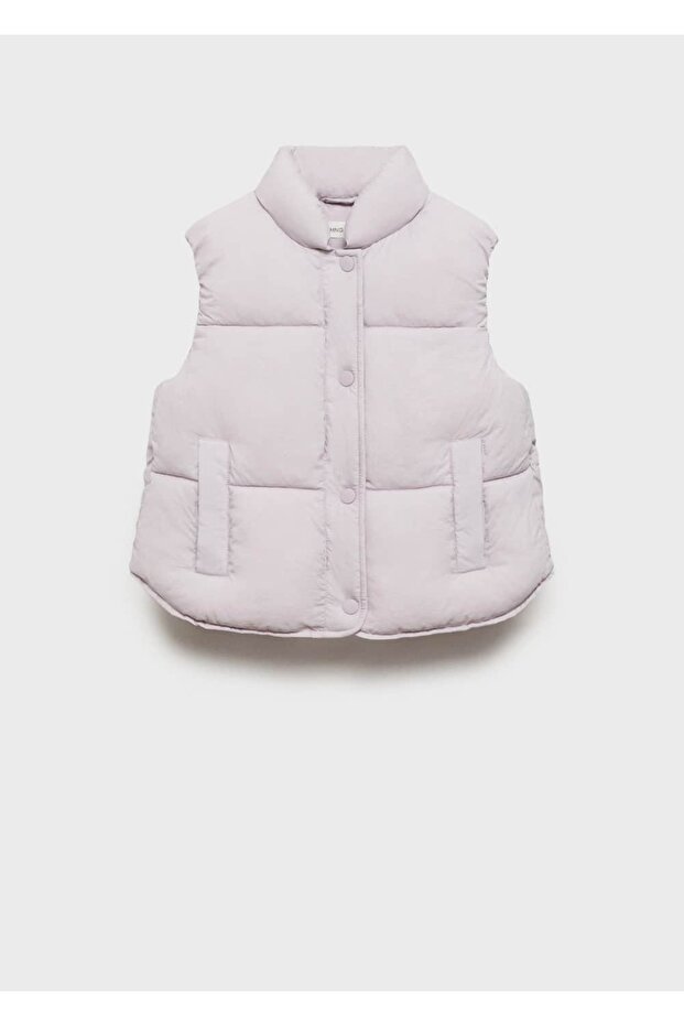 Düğmeli Kapitone Yelek - 3