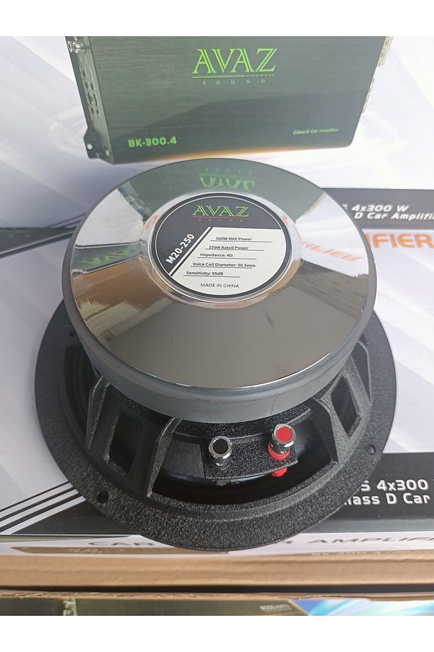 20 cm 250 Rms Kurşun Göbek Midrange AVAZ M20-250 - 1