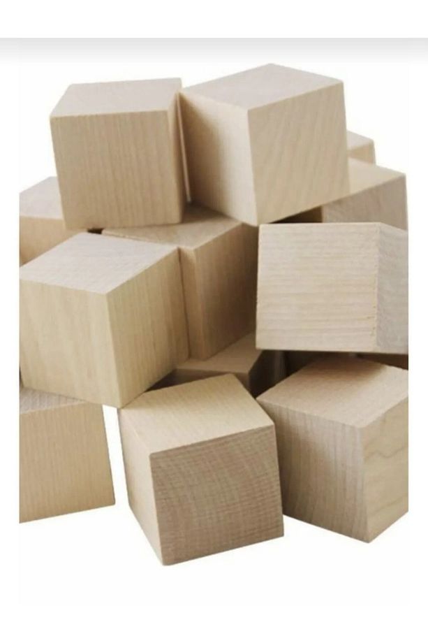 Ahşap Takoz 8x8 cm (3 Adet) - 1