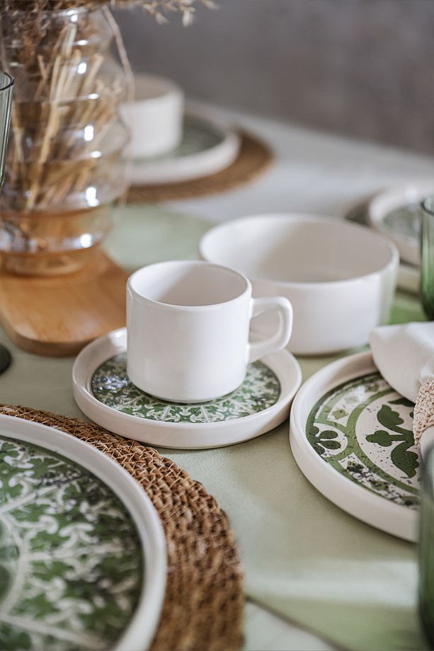 Timeless Green Stackable Yemek / Kahvaltı Takımı 20 Parça 4 Kişilik 21974-75 - 8