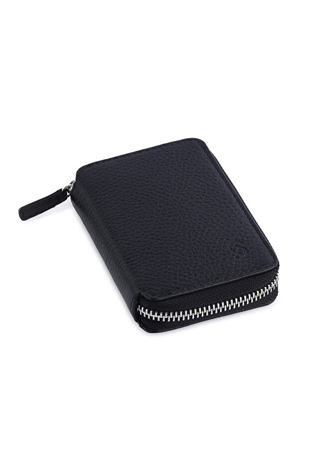 Siyah Floter Deri Cüzdan - 1