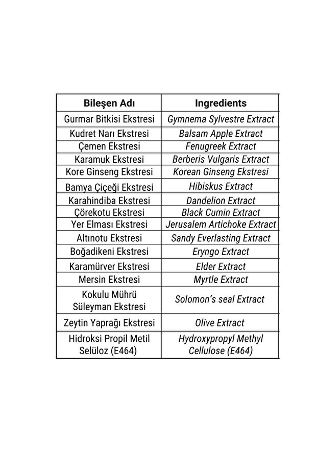 Diasupport Gurmar Içeren Kapsül 60 Bitkisel Kapsül - 4