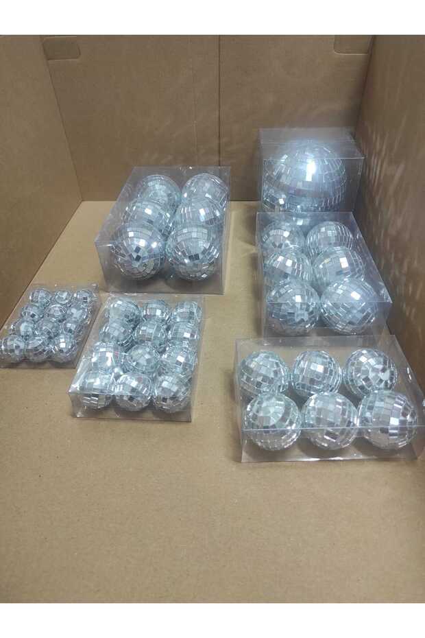 bizdenpastacılık Disko topu 6 cm 6 lı paket (asma aparatlı degıldır)