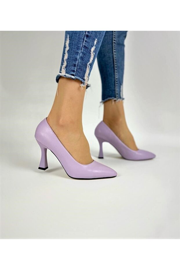 Luna Model Pointed Toe Daily Wear Heeled Shoes