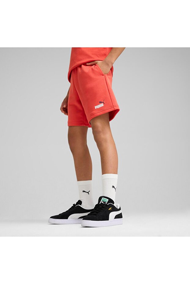 Ess 2 color no. 1 logo shorts tr b red f