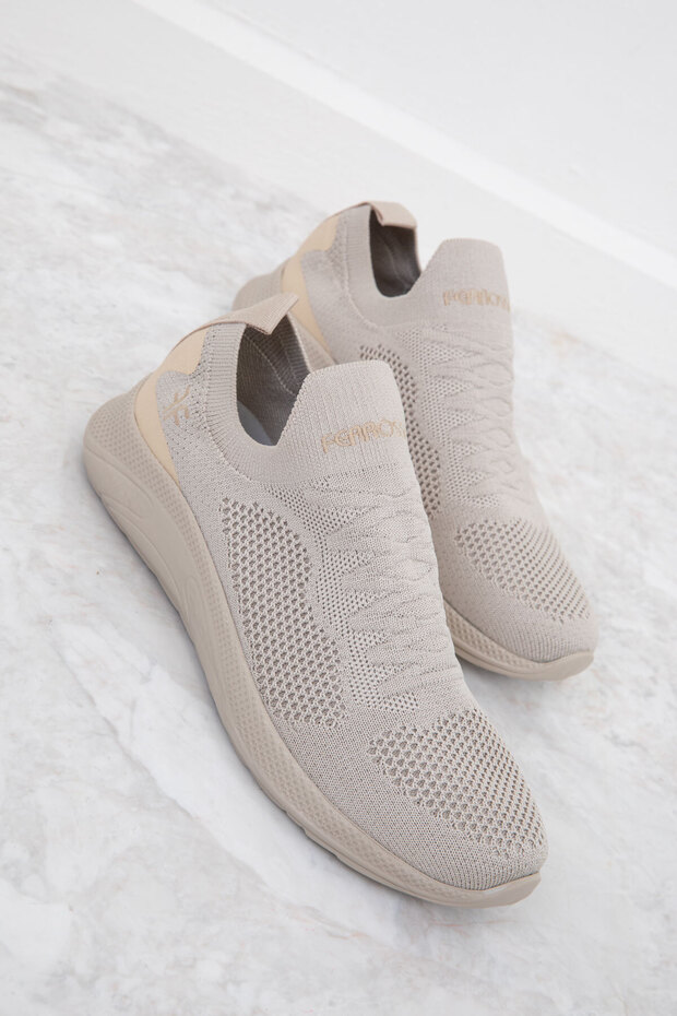 Bej Erkek Sneaker 20156 - 4