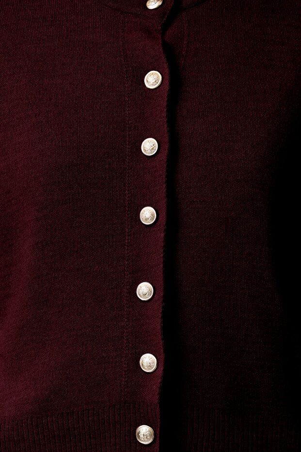 Bordo Basic Hırka-Bluz Triko Hırka TWOAW25HI00216 - 5