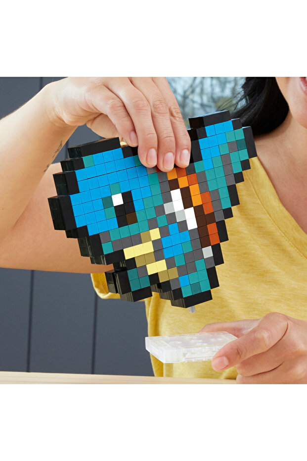 ™ Pokémon™ Squirtle Koleksiyoncular için retro yapı oyuncağı seti (367 parça) HTH77 - 5