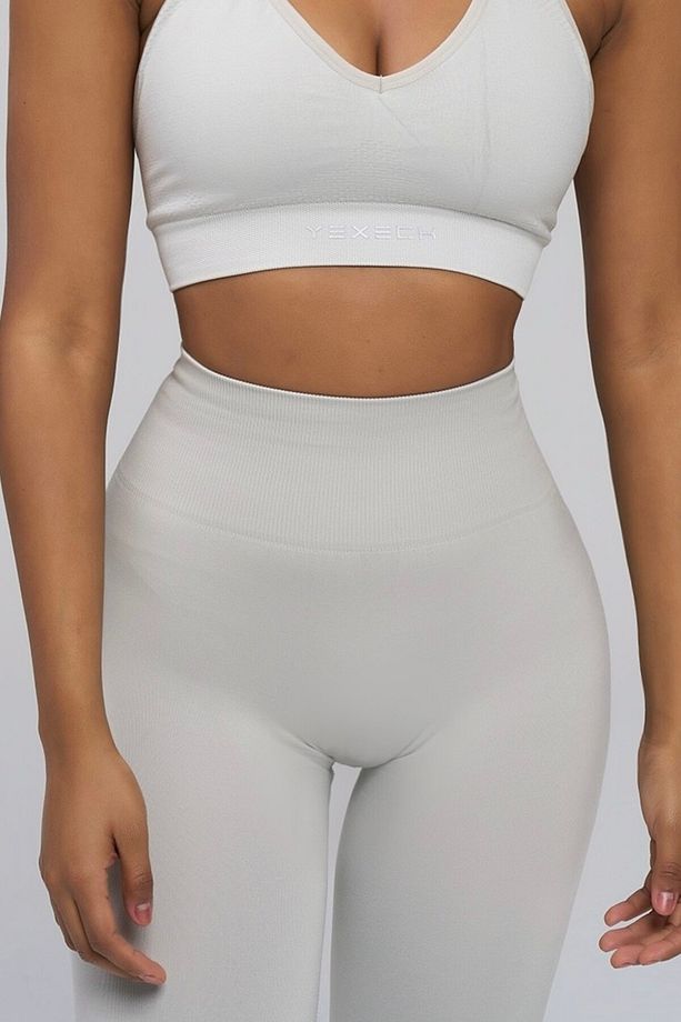 Büzgülü Seamless Ekstra Kalça Destekli Push-Up Aurora Spor Tayt - 5