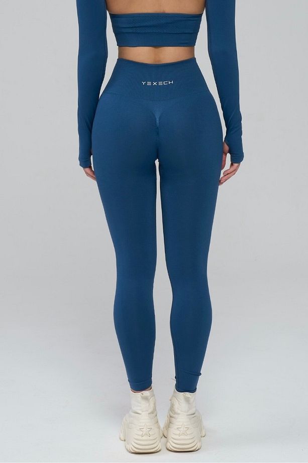Büzgülü Seamless Ekstra Kalça Destekli Push-Up Aurora Spor Tayt - 7