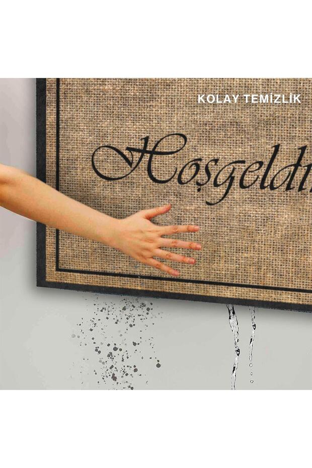 Kapı Önü Paspası - Modern ve Şık Kapı Paspası | Ev, Ofis ve Dış Mekân Kullanımı İçin (Hoşge - 5