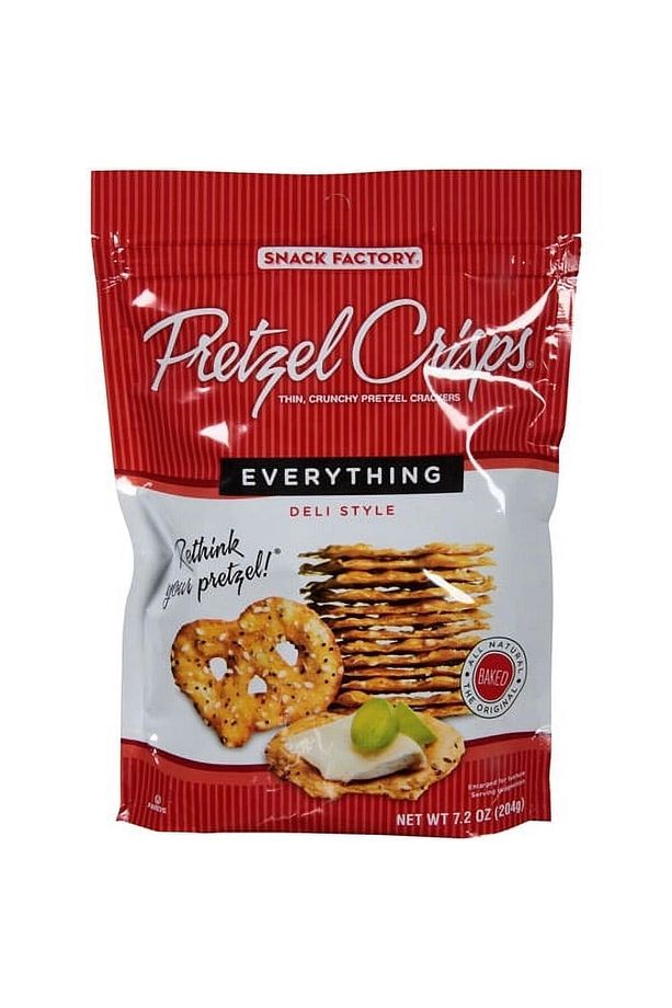 Pretzel Crisps Crunchy Cracker Everythıng Delı Style Kraker 204 gr - 1