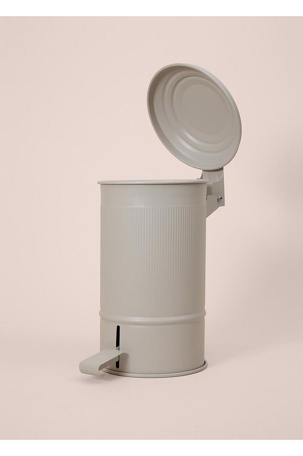 Stripe Mutfak ve Banyo Çöp Kovası Bej 5 Lt - 6