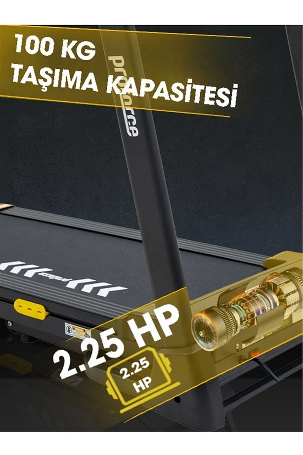 Leta Koşu Bandı - Katlanabilir Programlanabilir 0-12 KM/Sa Hız-LED ekran Kolay Kurulumlu - 5