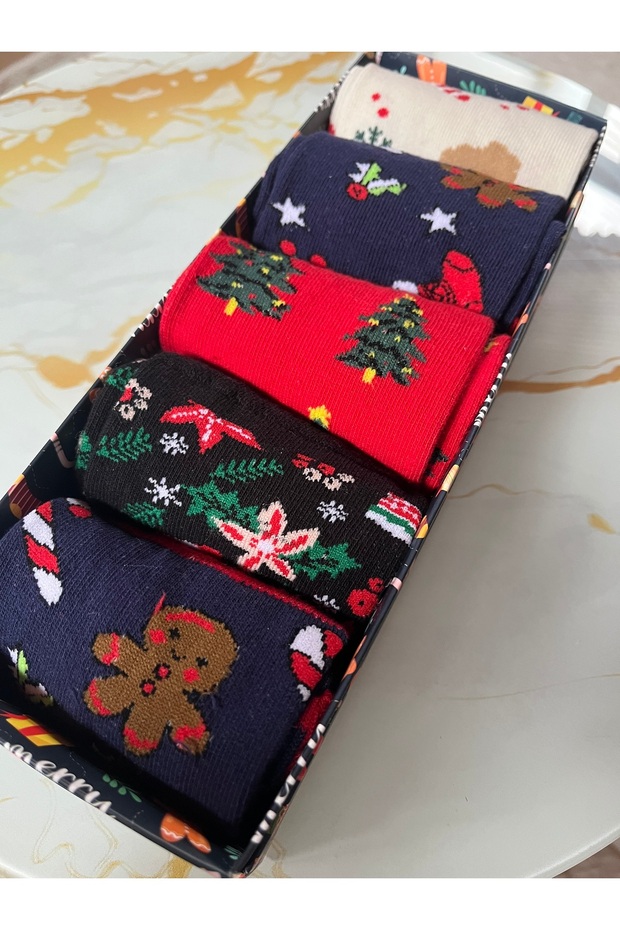 Yılbaşı, Noel Hediyelik 5’li Çorap - 1