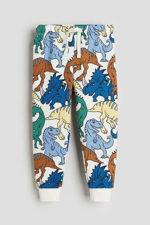 Printed joggers