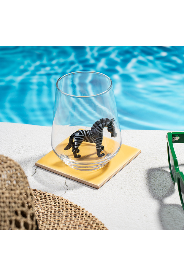Zebra Cam Figürlü Su Bardağı - Tekli - 3