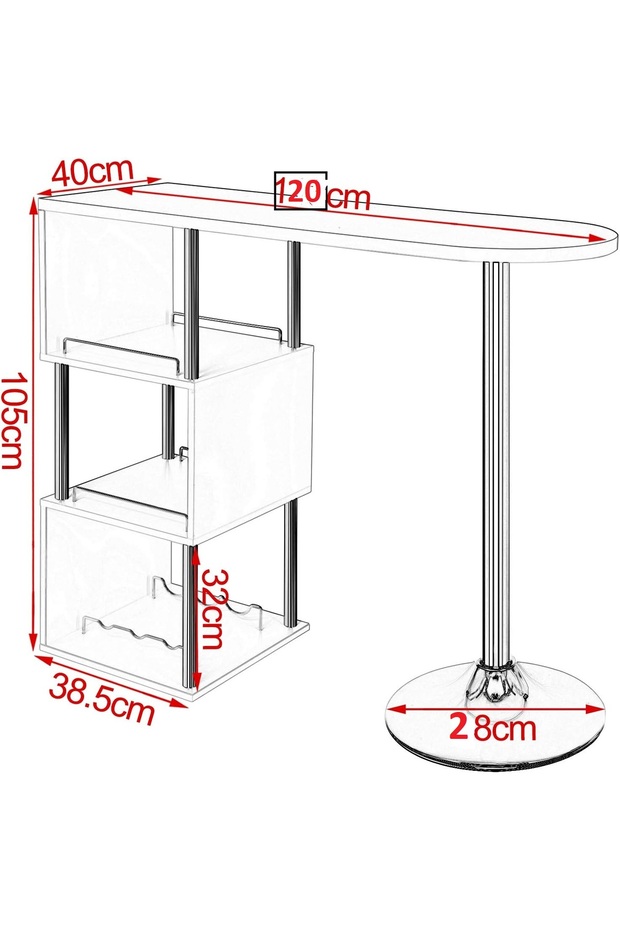 EWOLTU bar masası - 5
