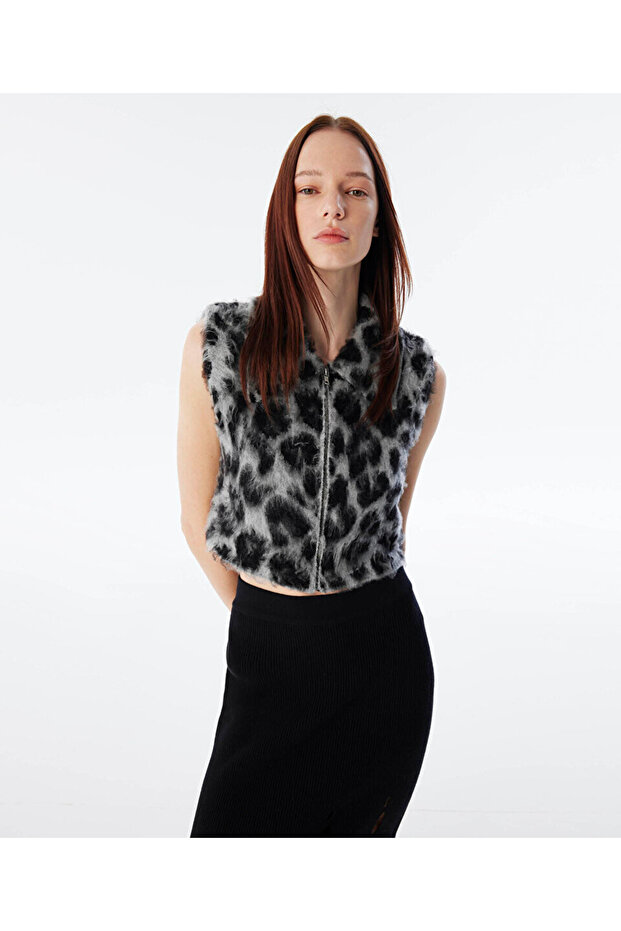 LEOPAR JAKARLI TRİKO - 1