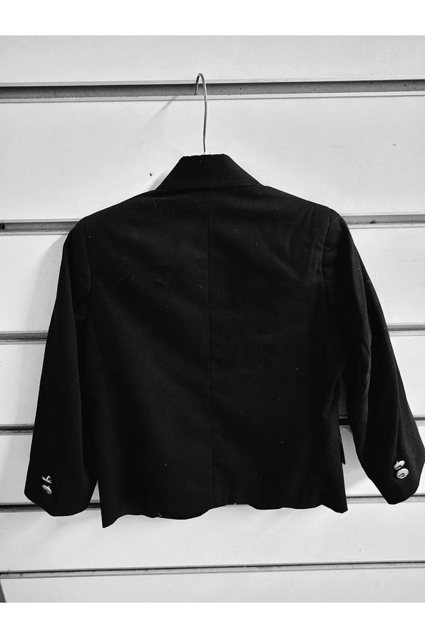 Si̇yah Blazer Tek Ceket - 2