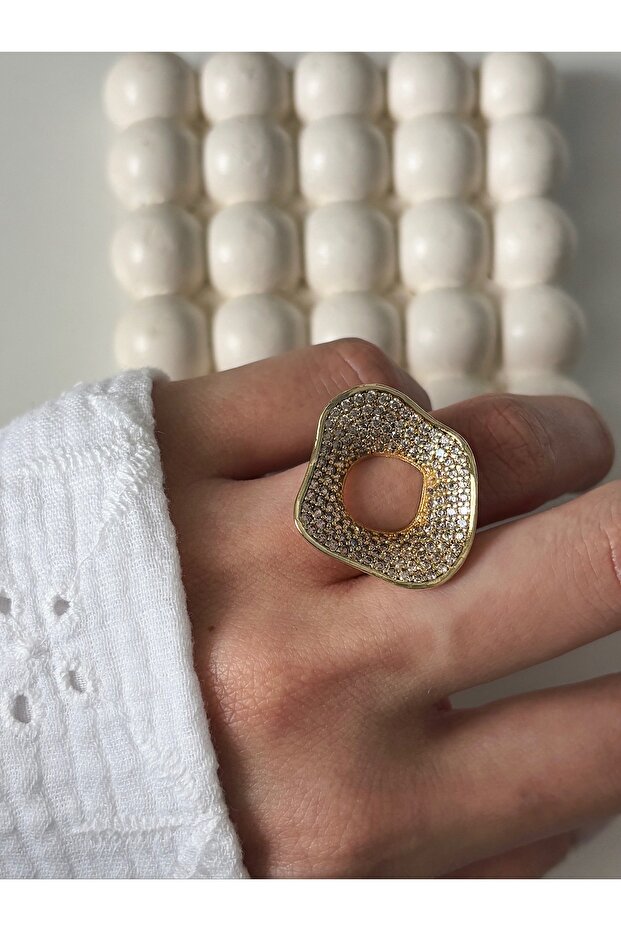 خاتم موديل بتصميم سحري من حجر الزركون - 2