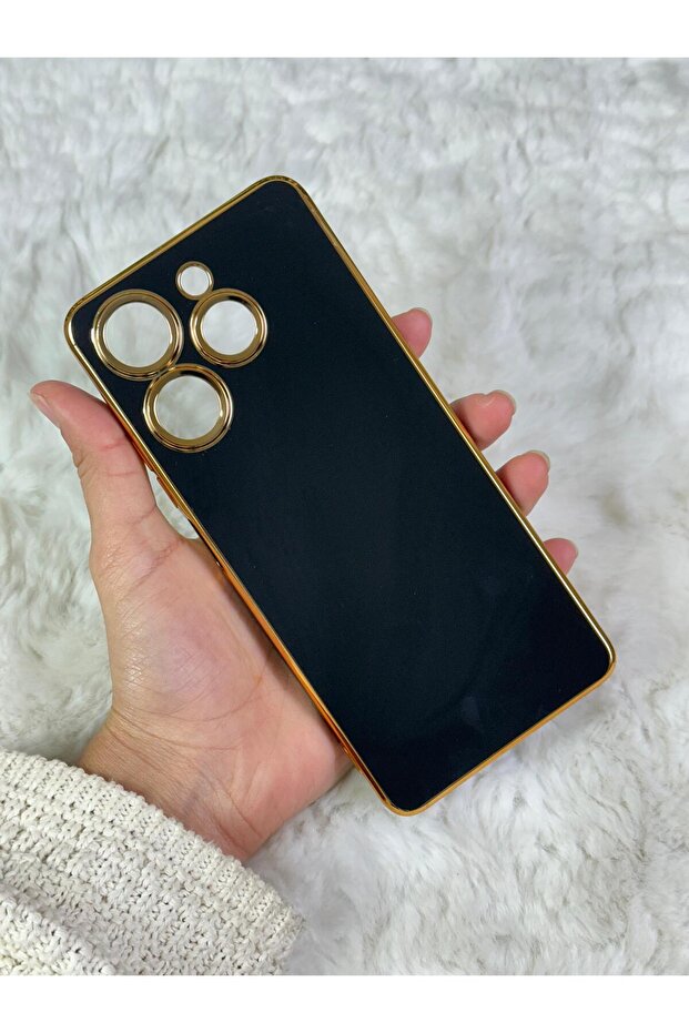 Tecno Spark 10 Pro - Dirt-Repellent Wipeable Glossy Camera Protection Silicone Bark Case