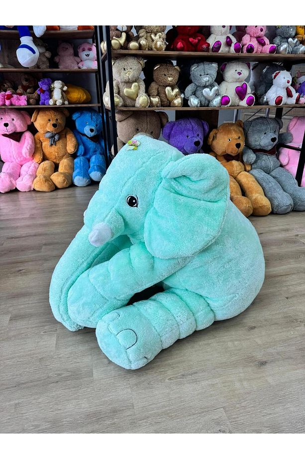 Peluş Fil Oyuncak - Dev 150 Cm Boyutlu, Yumuşak ve Huzurlu Tasarım - 1