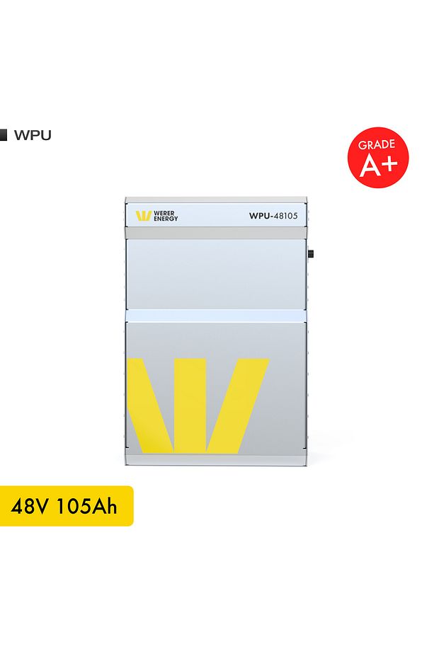 48V 100Ah LiFePO4 5.4kw WPU Series Bluetooth'lu Lityum Demir Fosfat Akü - 1
