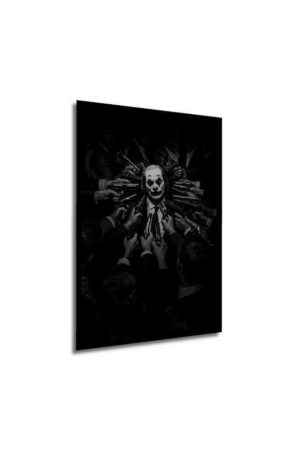 Joker Kaos Ahşap MDF Dekoratif Ev/İşyeri Duvar Tablo Dikdörtgen Ev/İşyeri Duvar Tablo - 6
