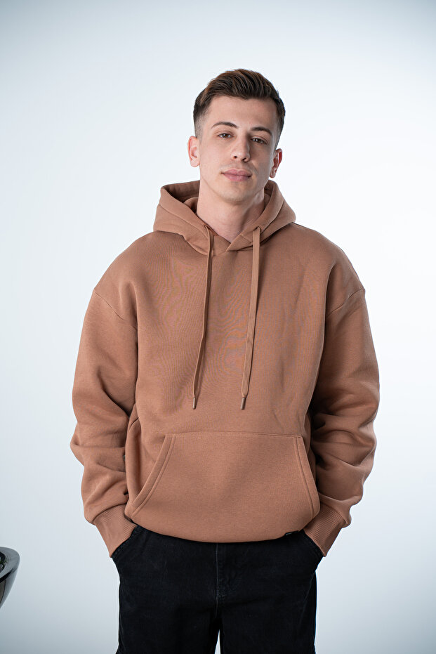 Kapüşonlu Sweatshirt - 1