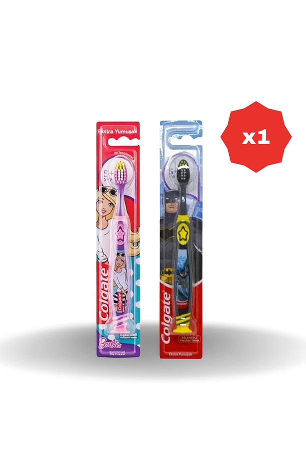DİŞ FIRÇASI EXTRA YUMUŞAK BARBİE&SPİDERMAN - (1 ADET) - 1