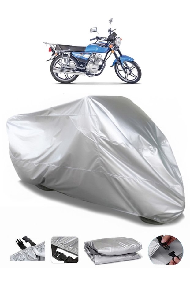 Falcon Sport 100 Compatible Motorcycle Tarpaulin Luxury Quality Thick High Quality-Grey