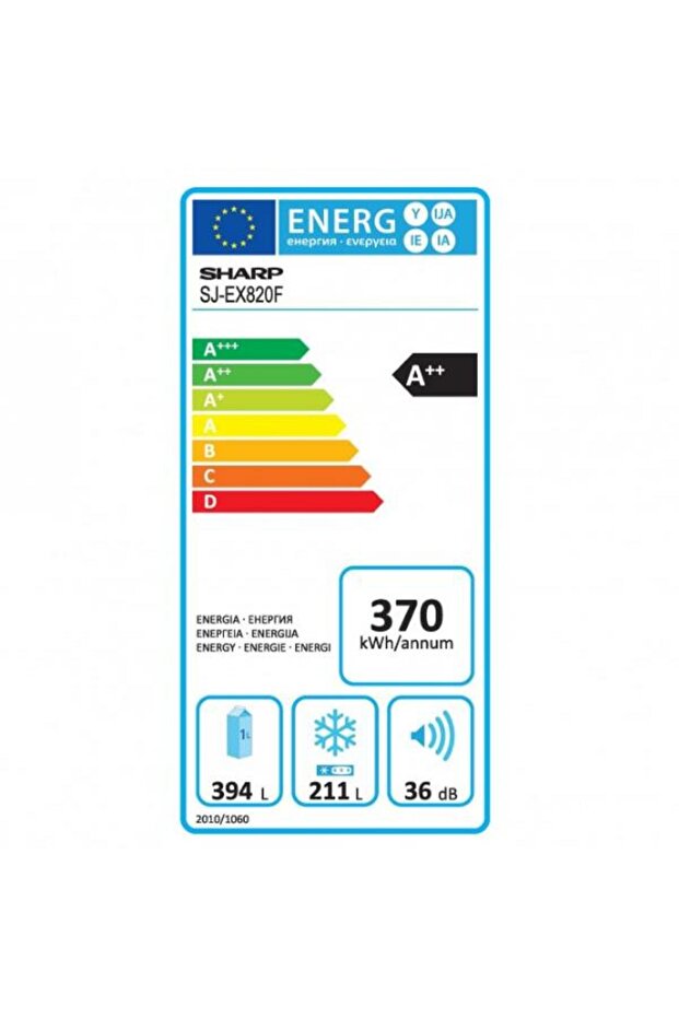 SJ-EX820F-SL Gardrop Tipi Buzdolabı - 5