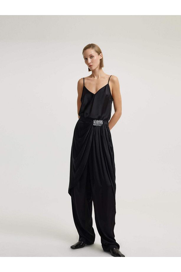 Şalvar Model Siyah Pantolon - 4