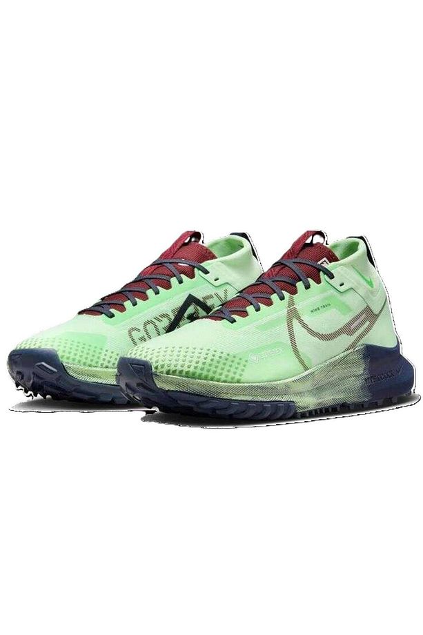 React Pegasus Trail 4 Goretex Su Geçirmez Nefes Alan Reflektörlü Yürüyüş Koşu Ayakkabısı Yeşil - 3