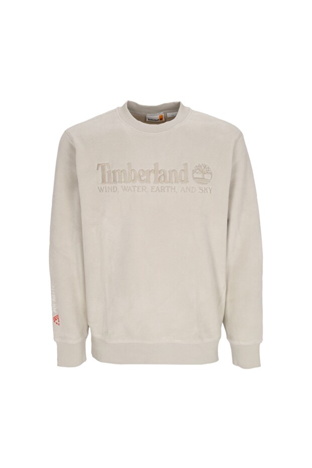 Linear Logo Crew Neck Sweatshirt with Po - 1