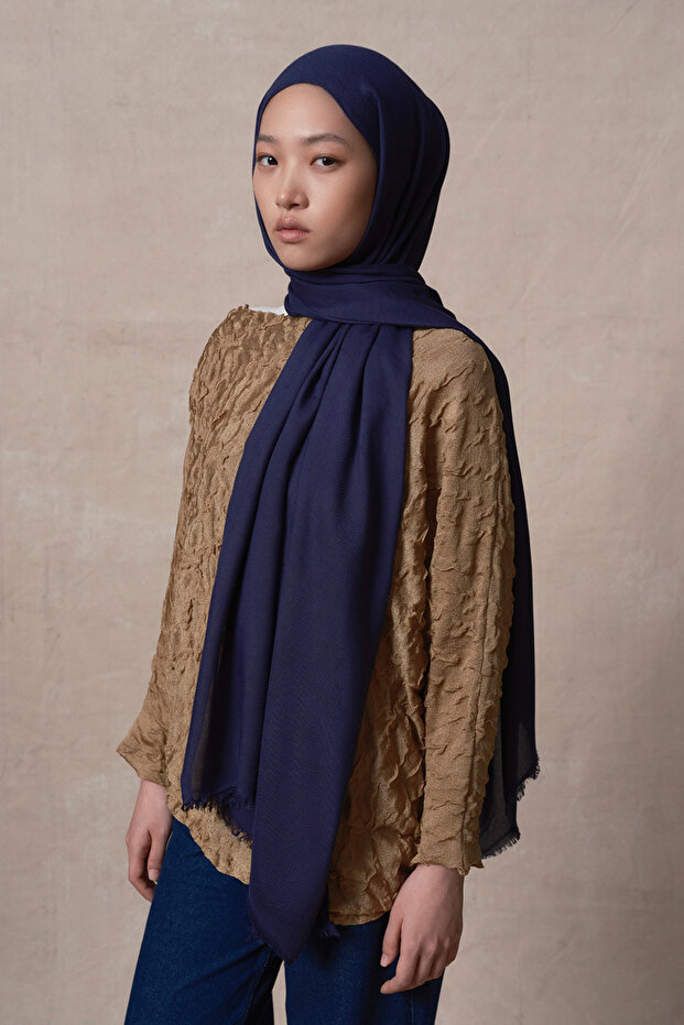 Modal Şal Lacivert - 2