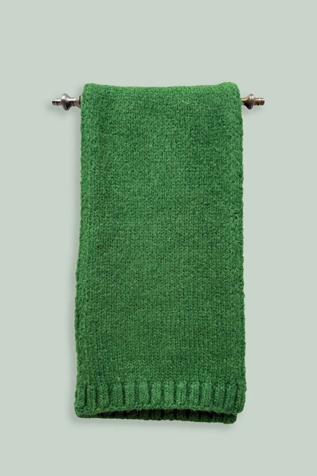 Basic Orta Boy Atkı Yeşil - 1