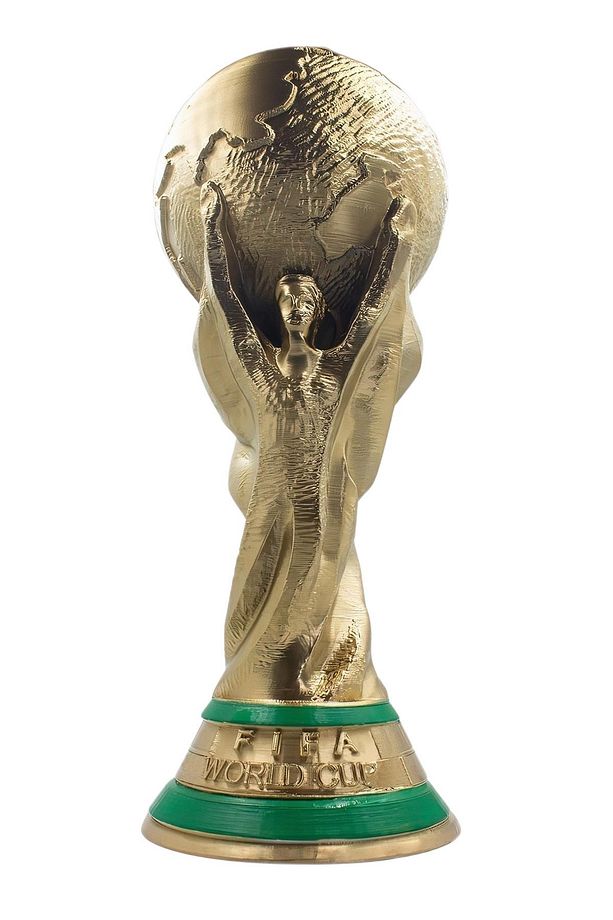 FLEXIS DÜNYA KUPASI MAKETİ 15 cm DEV BOY GOLD KAPLAMA - 4