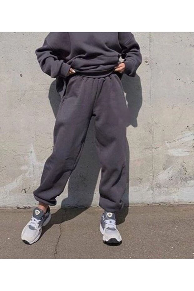 بنطال رياضي مطاطي مريح من أنثراسايت - 1