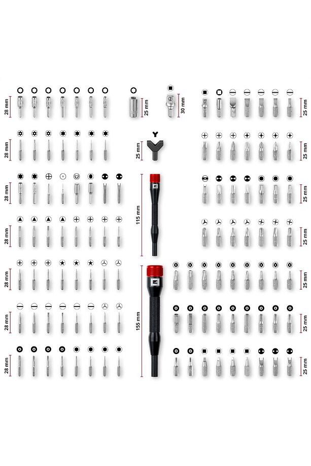 Hassas Bits Set 114 Parça - 49115040 - 4