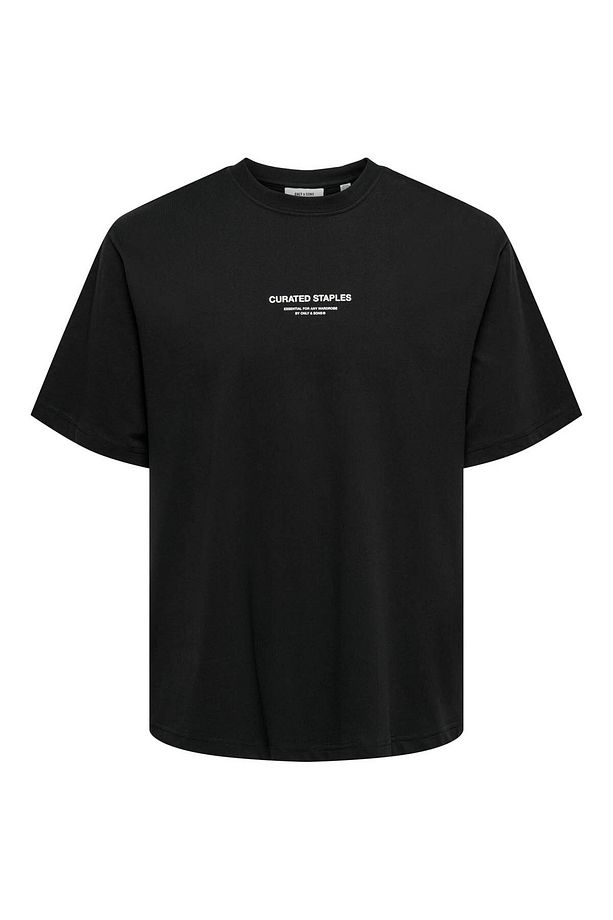 Onscurated Rlx Prınt Ss Siyah Erkek T-Shirt 22030925 - 3