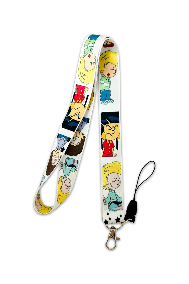 Cedric-Chan Pattern Neck Lanyard Strap Name Badge Holder-Phone Strap
